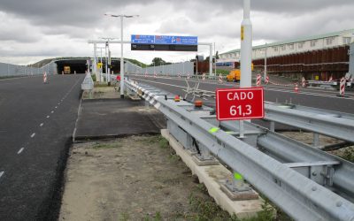 Koning Willem Alexander Tunnel A2 – 9 meter emergency barrier gate